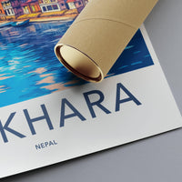 Pokhara Poster - Nepal Wall Art