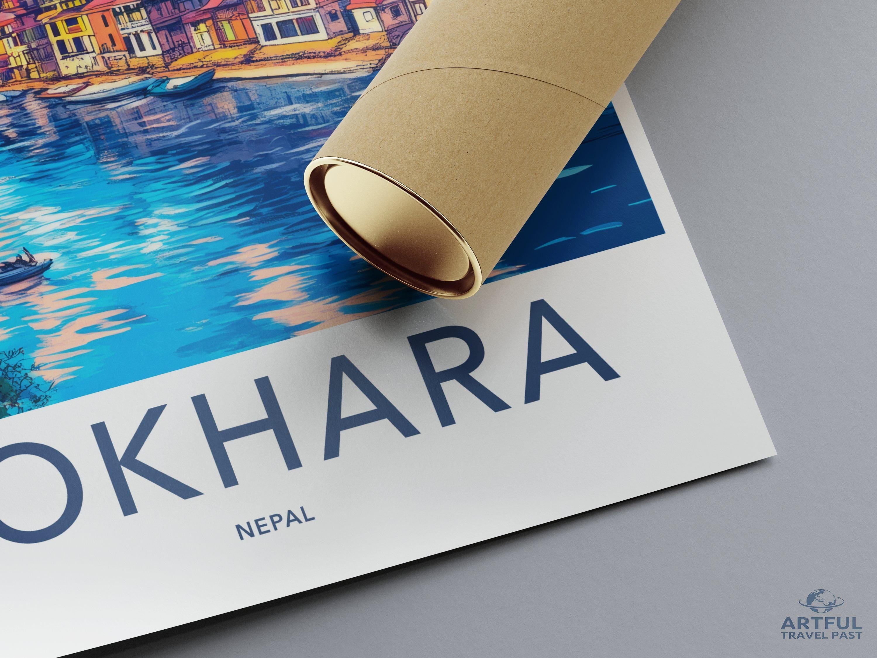Pokhara Poster - Nepal Wall Art