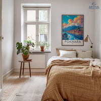 Pokhara Poster - Nepal Wall Art