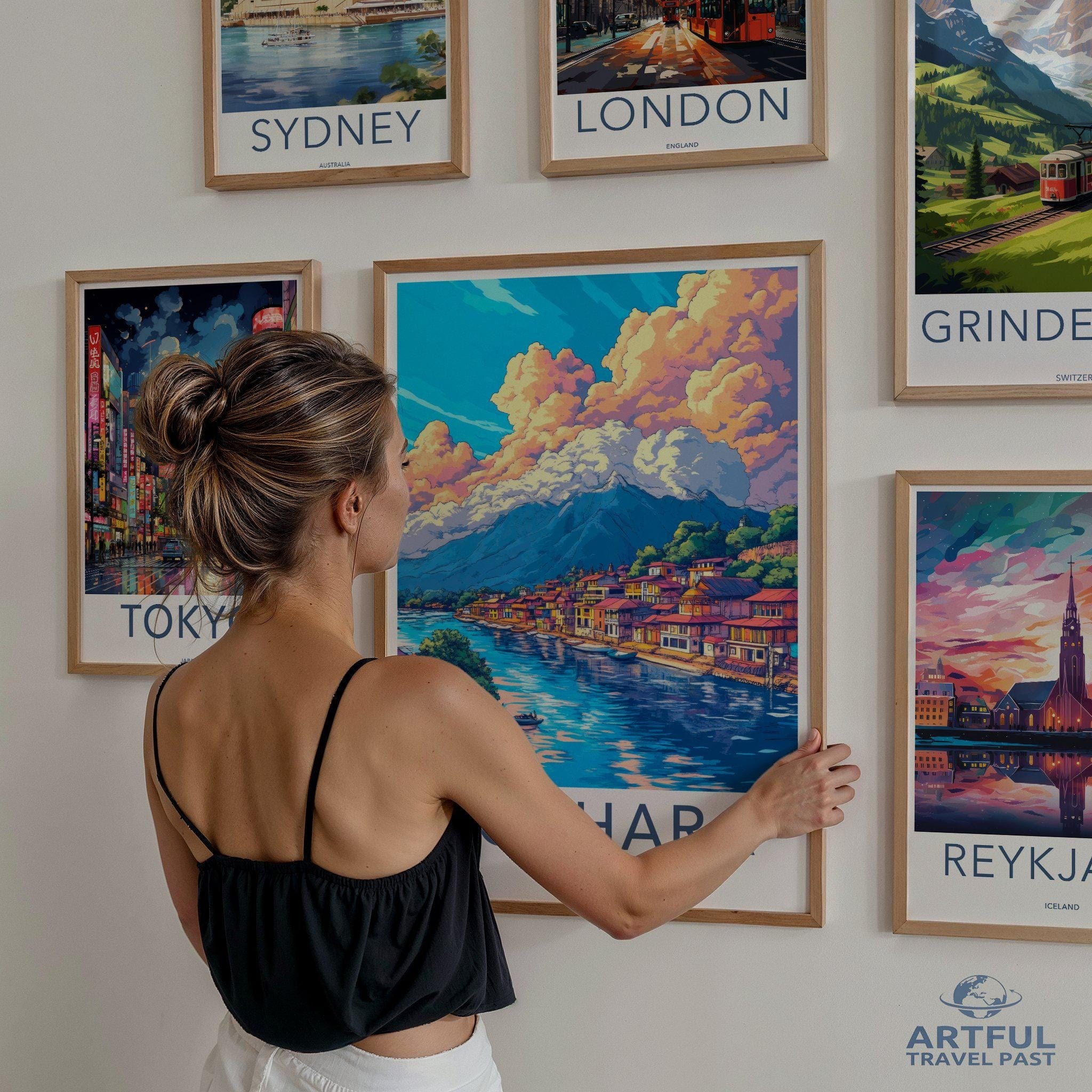 Pokhara Poster - Nepal Wall Art