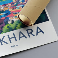 Pokhara Poster - Nepal Wall Art