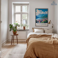 Pokhara Poster - Nepal Wall Art