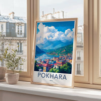 Pokhara Poster - Nepal Wall Art