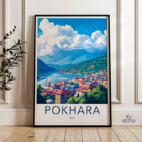 Pokhara Poster - Nepal Wall Art