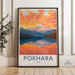 Pokhara Poster | Nepal Wall Art | South Asia Decor