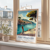 Port de Sóller Poster - Mallorca Travel Art