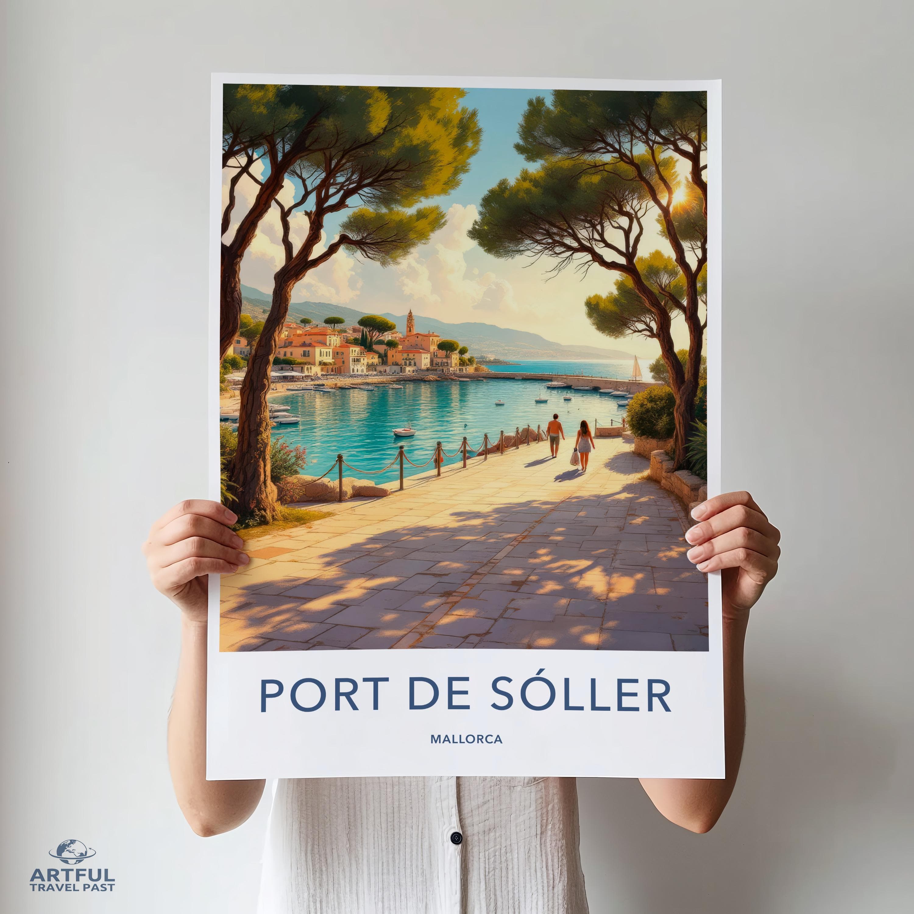 Port de Sóller Poster - Mallorca Wall Art