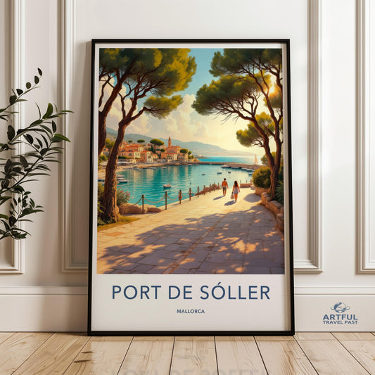 Port de Sóller Poster - Mallorca Wall Art