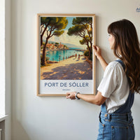 Port de Sóller Poster - Mallorca Wall Art