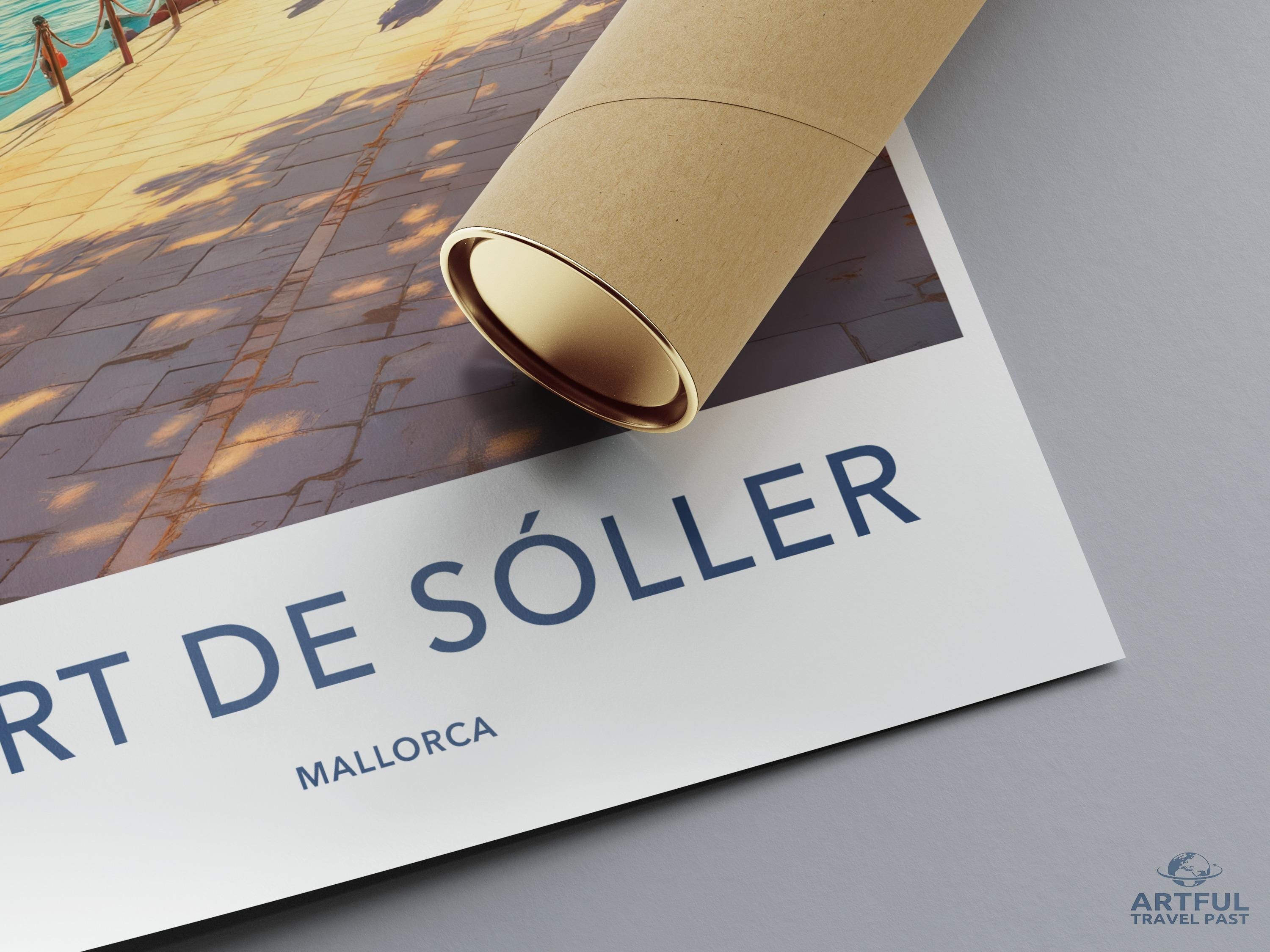Port de Sóller Poster - Mallorca Wall Art
