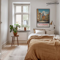 Poznań Poster | Poland Wall Art | Eastern Europe Artwork