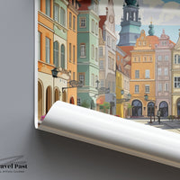 Poznań Poster | Poland Wall Art | Eastern Europe Artwork
