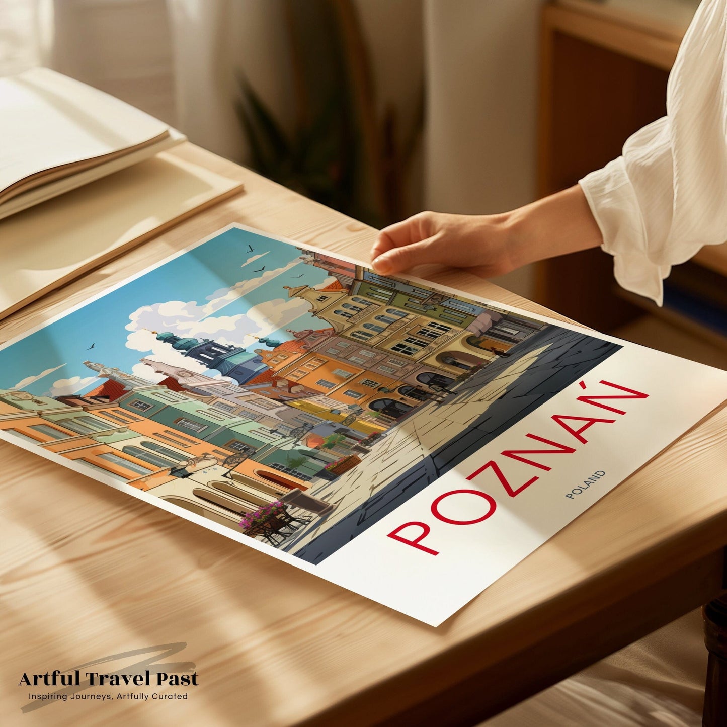 Poznań Poster | Poland Wall Art | Eastern Europe Artwork