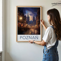 Poznań Poster | Poland Wall Art | Eastern Europe Decor