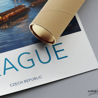 Prague Poster | Czech Republic Wall Art | Eastern Europe Decor