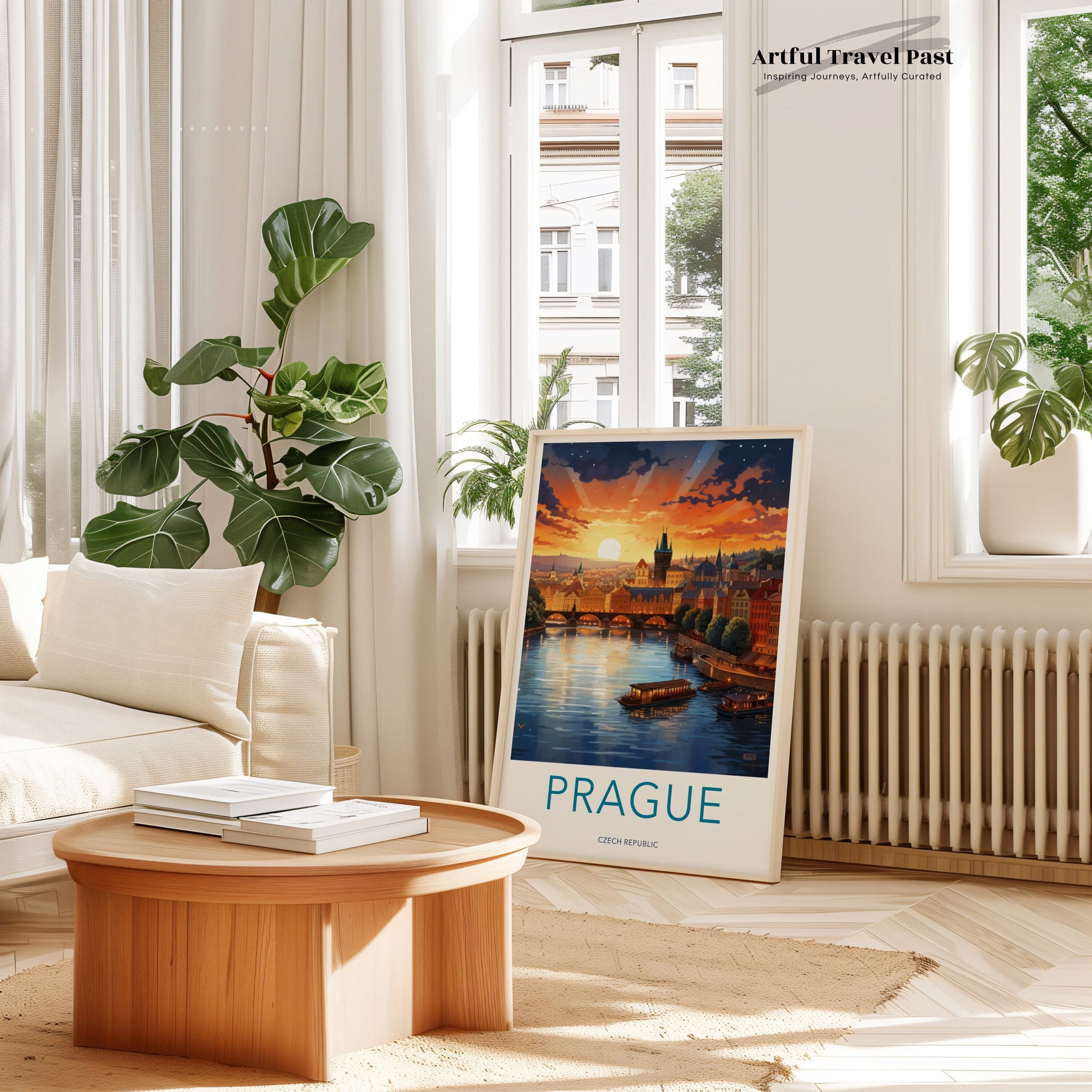 Prague Poster | Czech Republic Wall Art | Eastern Europe Decor