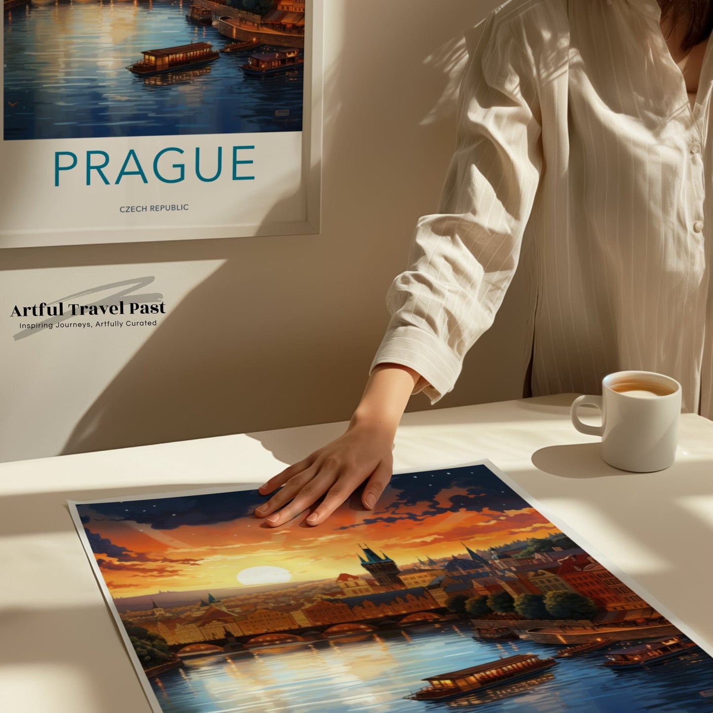 Prague Poster | Czech Republic Wall Art | Eastern Europe Decor