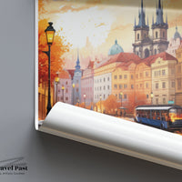 Prague Poster | Czech Republic Wall Art | Eastern Europe Decor