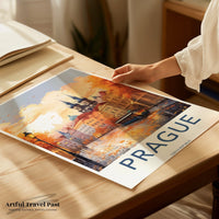 Prague Poster | Czech Republic Wall Art | Eastern Europe Decor