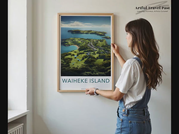 Waiheke Island Poster | New Zealand Wall Art