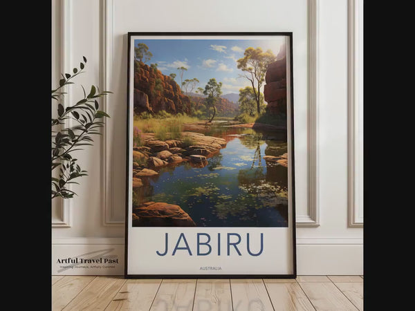 Jabiru Poster | Australian Wilderness | Australia Wall Art