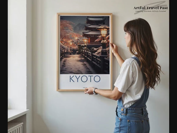 Kyoto-Poster | Japanische Wandkunst | Asiatisches Dekor