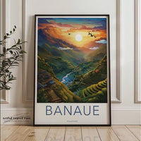 Banaue Poster | Philippines Wall Art | Asia Decor
