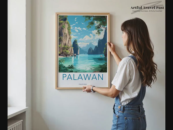 Palawan Poster | Philippinen Wandkunst | Südostasien Dekor