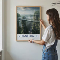 Zhangjiajie Poster | China Wall Art | Asia Decor