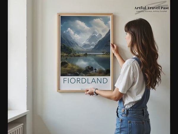 Fiordland Poster | Landmark | New Zealand Wall Art