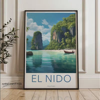 El Nido Poster | Philippines Wall Art | Asia Decor