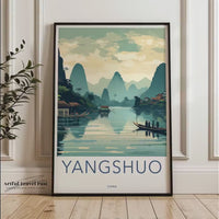 Yangshuo Poster | China Wall Art | Asia Decor