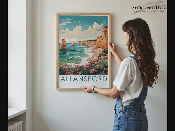 Allansford Poster | Coastal Landscape | Australia Wall Art