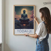 Todai-Ji Poster | Japan Wall Art | Asia Decor