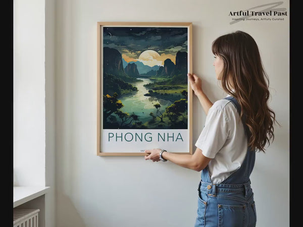 Phong Nha Poster | Vietnam Wall Art | Asia Decor