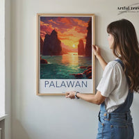 Palawan Poster | Philippines Wall Art | Asia Decor