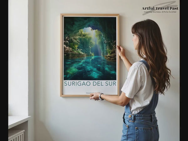 Surigao del Sur Poster | Philippinen Wandkunst | Asiatisches Dekor