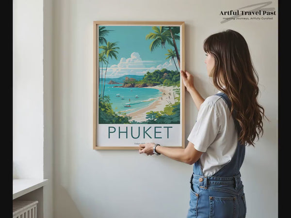 Phuket Poster | Thailand Wandkunst | Südostasien Dekor