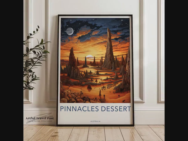 Pinnacles Poster | Nambung National Park | Australia Wall Art