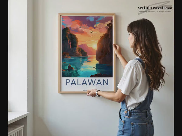 Palawan Poster | Philippinen Wandkunst | Südostasien Dekor