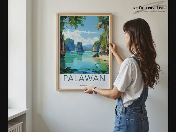 Palawan Poster | Philippinen Wandkunst | Asiatisches Dekor