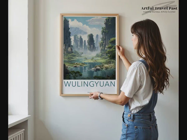 Wulingyuan-Poster | China-Wandkunst | Asien-Dekor