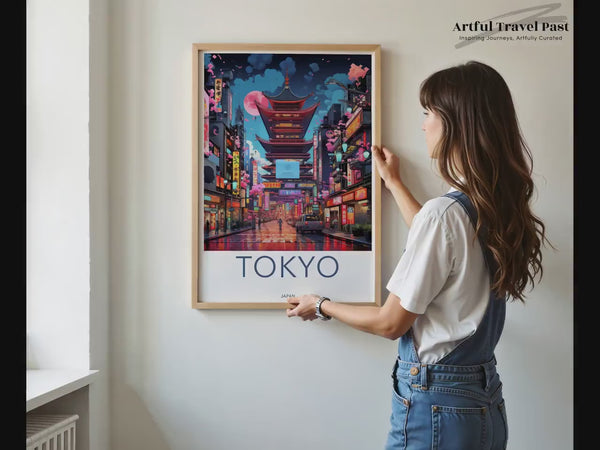 Tokyo Poster | Japan Wall Art | Asia Decor