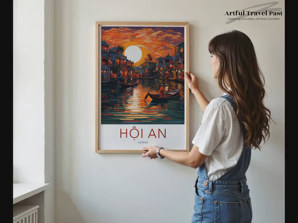 Hoi An Poster | Vietnam Wandkunst | Asiatisches Dekor