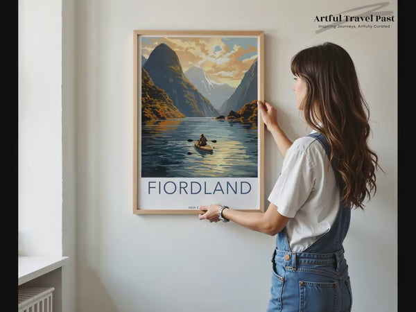 Fiordland Poster | New Zealand Wall Art