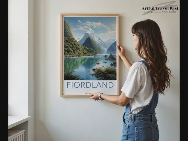 Fiordland Poster | New Zealand Wall Art