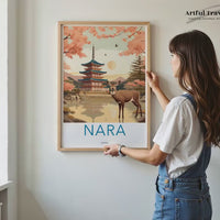 Nara Poster | Japan Wall Art | Asia Artwork