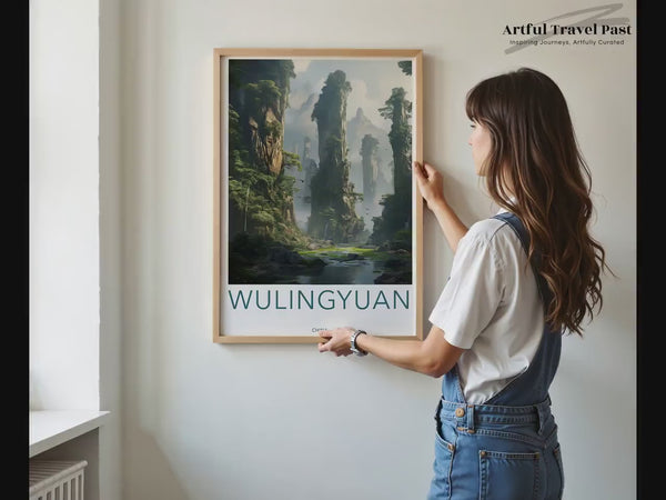 Wulingyuan Poster | China Wall Art | Asia Decor