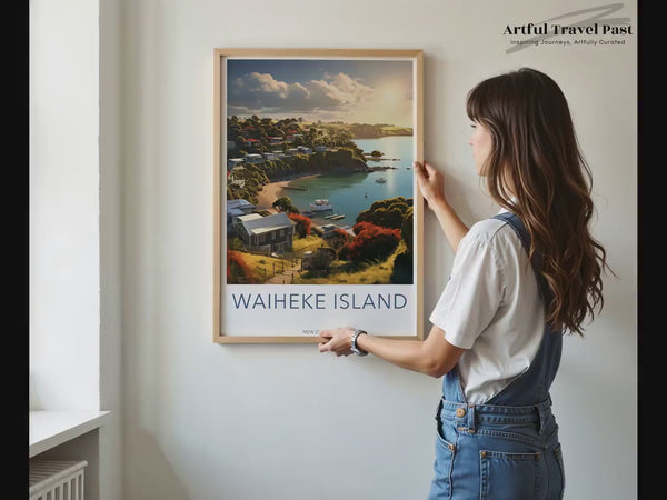 Waiheke Island Poster | New Zealand Wall Art