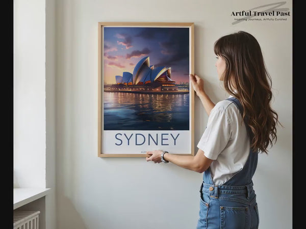 Sydney Opera House Poster | Australia Wall Art